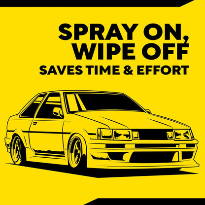 Meguiar’s Quik Wax, Spray Wax, Spray On Car Wax For Protection, Enhances Shine; Use On Exterior Paint And Clear Coat On Cars, Trucks & Suvs; Apply On Wet Or Dry Paint, Even In Direct Sunlight - 24 Oz