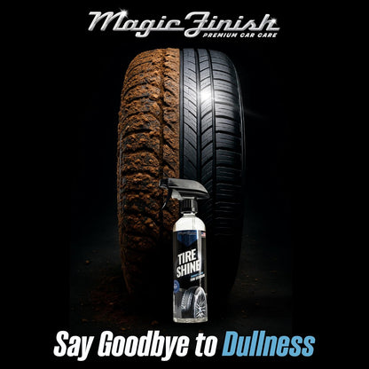 Magic Finish Wheel Cleaner (16 fl oz) – Premium Wheel Cleaner Spray for Brake Dust and Grime with Fast Cling Formula – Car Cleaning Supplies for Chrome, Alloy, Painted Wheels & Powder-Coated Finishes