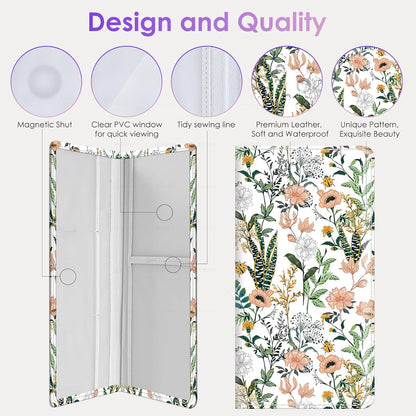 Car Registration and Insurance Holder，Colour Patterns Men Women Car License Document Registration and Insurance Card Holder
