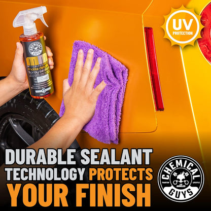 Chemical Guys Meticulous Matte Finish Detailer and Spray Sealant – Quick Detailer Spray for Satin and Matte Surfaces – Safe for Vinyl Wraps on Cars, Trucks & SUVs, 16 oz
