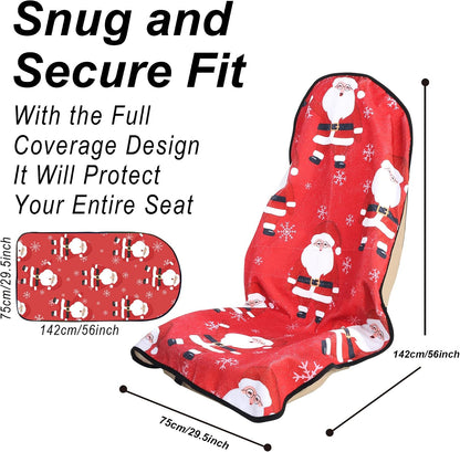 Car Seat Cover Protector Front Seats,for Gym Workout,Running,Swimming,Beach and Hiking,Waterproof Sweat Towel Bucket Seat Covers for Cars SUV Trucks (Black, 1Pcs)