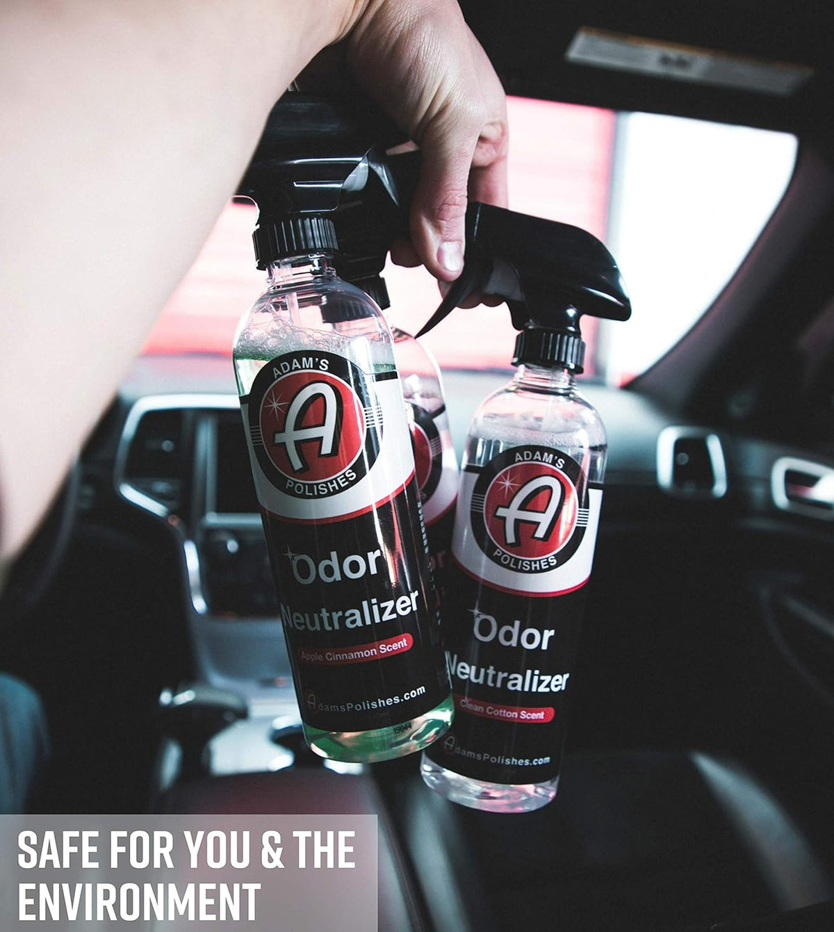 Adam's Polishes Odor Neutralizer (Fresh Scent, 16oz) - Car Air Freshener Spray That Eliminates Harmful Odors from Car Interior Accessories, Leather, Carpet, Upholstery & Pet Odors