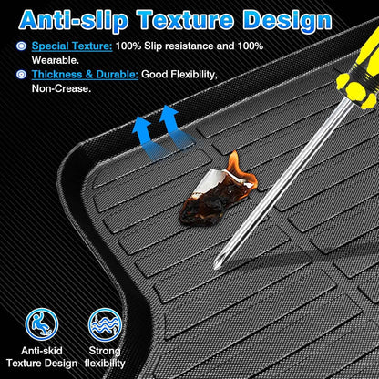 Rav4 Cargo Liner - Trunk Mat for Toyota RAV4 2019-2024 2025, All Weather Cargo Mat for rav4 Accessories, Heavy Duty (Fit for All Models)