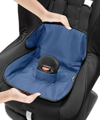 Lynmark® Potty Training Car Seat Protector Cover - Waterproof Soft Piddle Pads for Toddlers and Baby Carseat - Travel-Friendly Universal Washable Liner Mat for Spills, Nappy Leaks, Accidents - Black