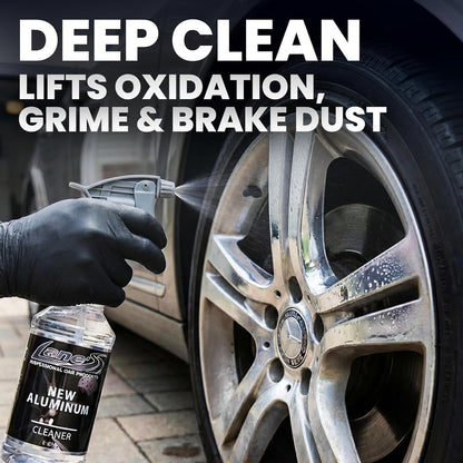 LANE'S New Aluminum Car Wheel Cleaner | Acid Rim Cleaner and Brightener | Brake Dust, Oxidation & Rust Remover for Motorcycles, Cars, Trucks | Shines & Eliminates Hard Scrubbing | 16oz