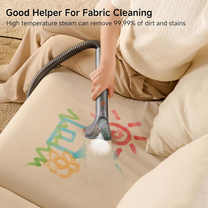 Uwant Portable Carpet Cleaner with Steam& Hot Water 18Kpa Upholstery Cleaner Machine for Pets with Cleaning Tools& Solution Carpet Steam Cleaner for set of 1 Cars,Couch,Furniture
