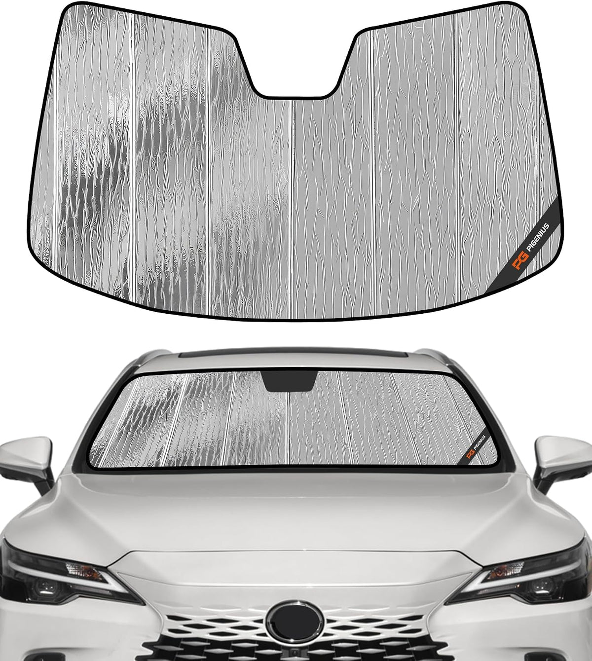 Pigenius Windshield Sun Shade for Lexus RX350/RX450h 2010-2015 Front Window Sunshade - AstraGuard