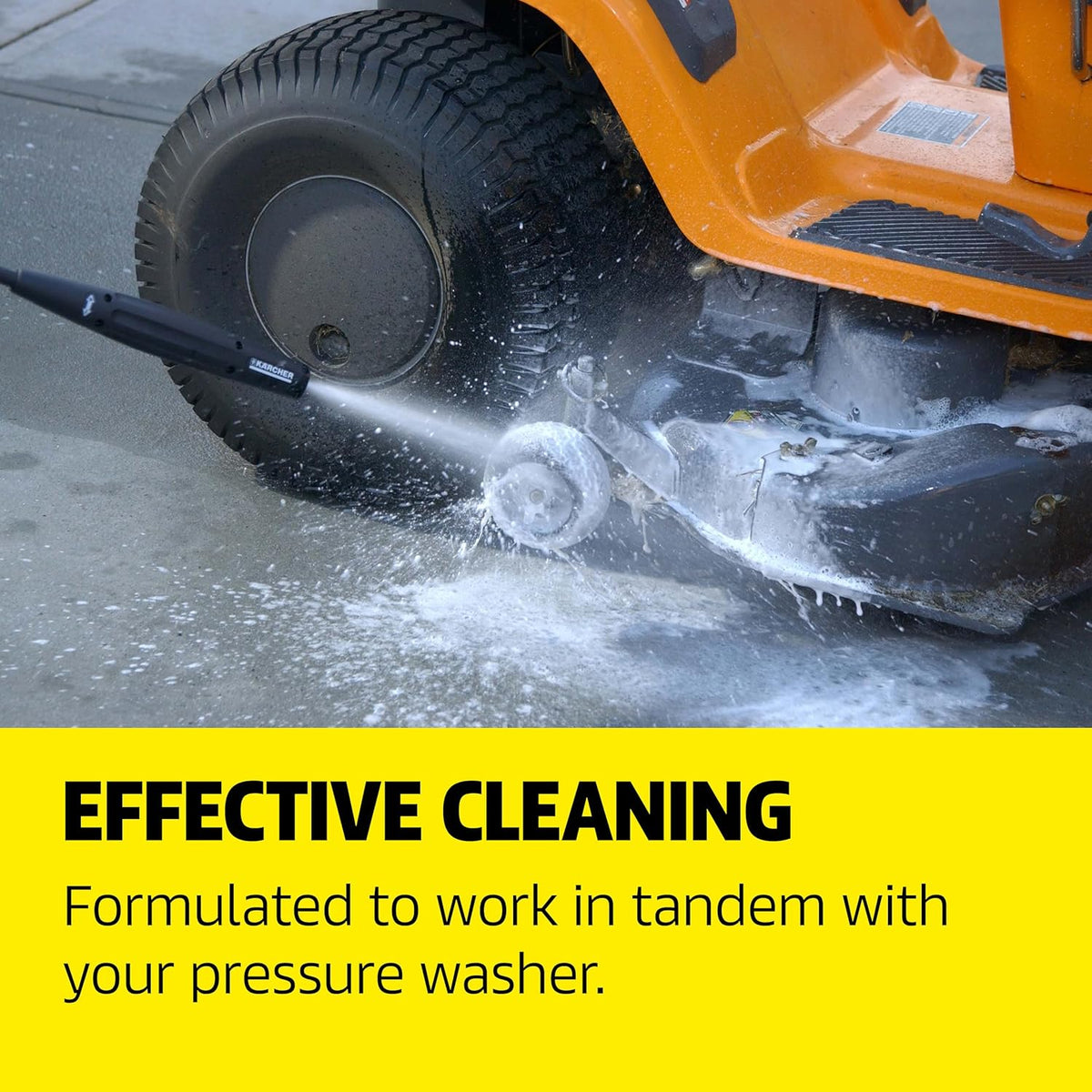 KÄRCHER Vehicle Wash and Wax, Pressure Washer Detergent, Cleans Cars, Bikes, Trucks, Boats and More, Highly Concentrated, Makes up to 40 gal of Cleaner