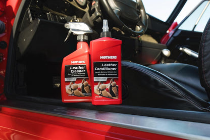 Mothers Leather Conditioner, 12 oz. — Advanced pH Balanced Formula with Lanolin & Neatsfoot Oil, Replenishes Natural Oils Lost to Heat & Sun, Protects & Prevents Fading, Drying & Cracking (06312)