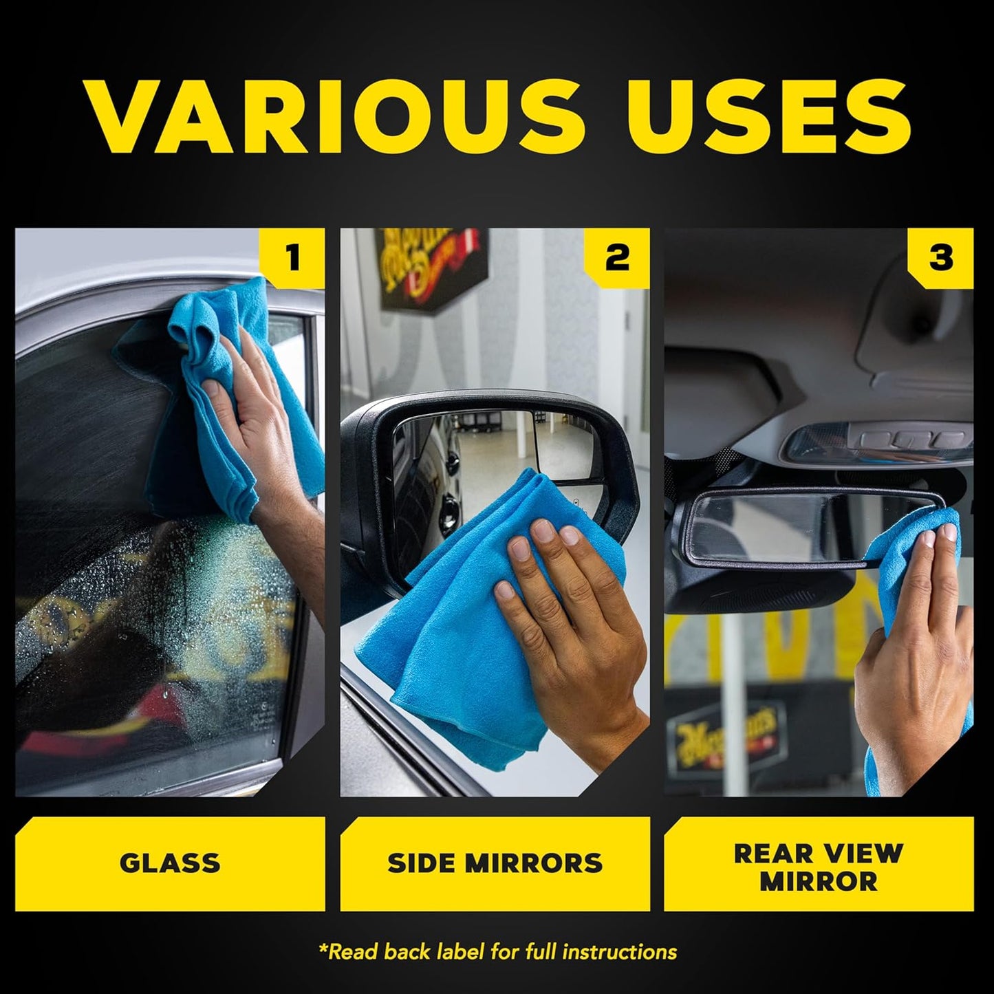 Meguiar's Perfect Clarity Glass Cleaner, Keep Windows, Windshields, and Mirrors Gleaming using a Premium Anti-Hazing Formula that Leaves a Superior Streak Free Finish, 24 Oz