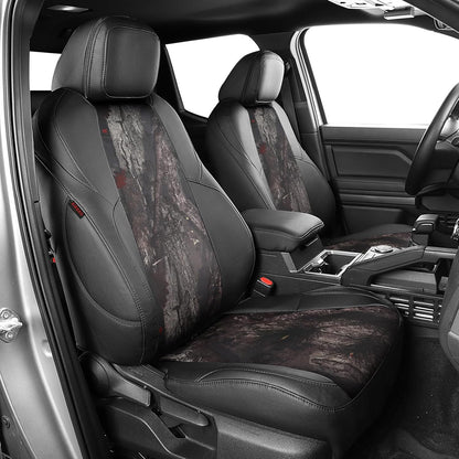 EKR Tacoma Car Seat Covers Custom Fit for Toyota Tacoma (Petrol) 2024 2025 2026 DoubleCab/CrewCab SR/SR5/TRD Sport/TRD Off-Road/Limited -Truck Seat Covers Full Set,Faux Leather(Black)