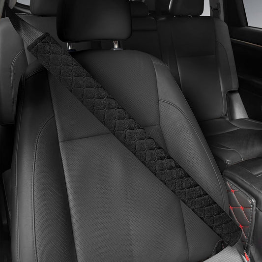 surpassme Car Seat Belt Pads Cover, 2 Pack Seat Belt Shoulder Strap Covers Protector to Release Stress to Your Neck and Shoulder for a Safety Driving (Pink)