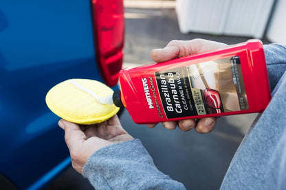 Mothers California Gold Brazilian Carnauba Cleaner Wax, 12 oz. Paste – Cleans & Waxes in One Step, Removes Oxidation & Swirls, Premium Carnauba Shine & Protection for All Paint Finishes (05500)