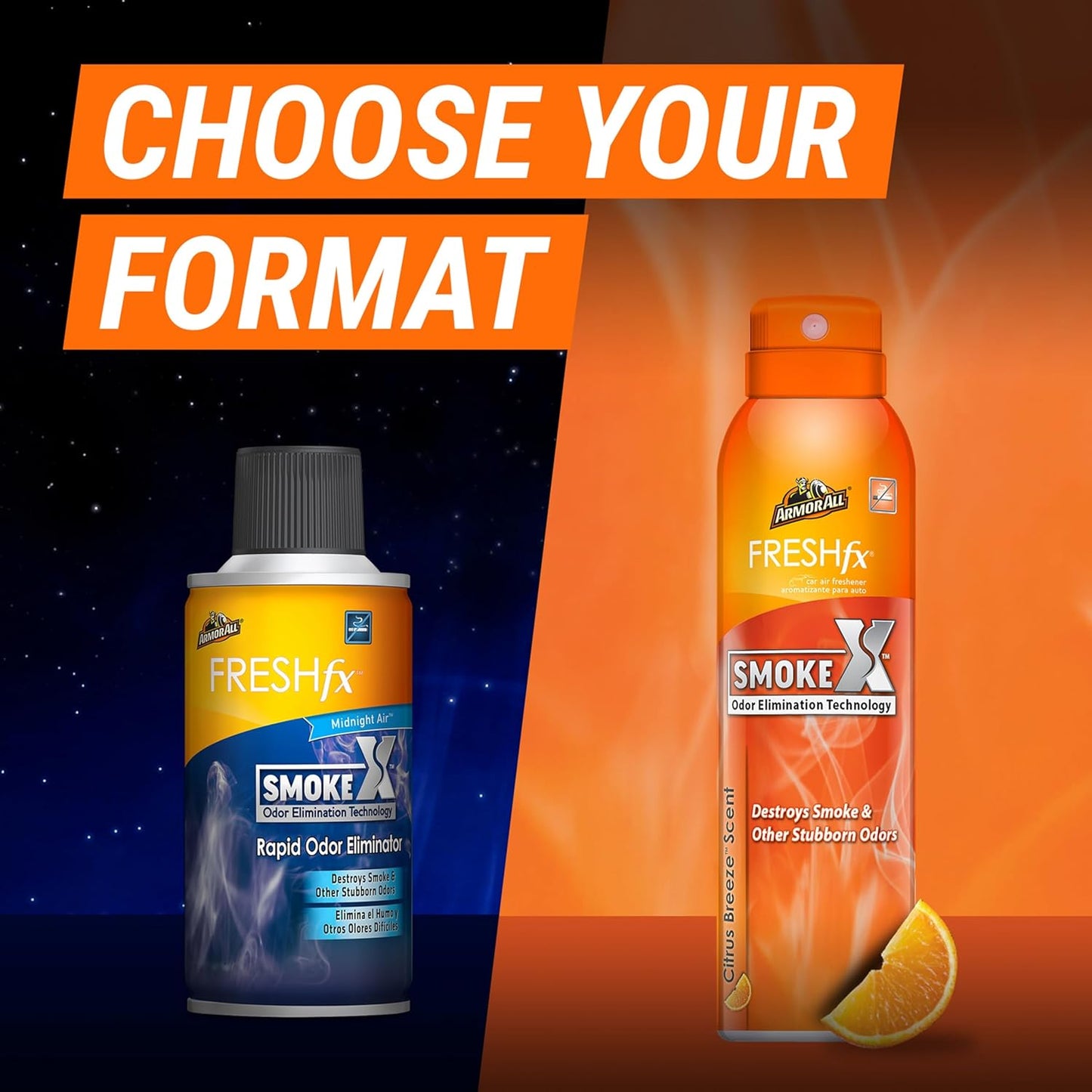 Armor All FRESHfx Smoke X Citrus Breeze Rapid Odor Eliminator - 2 OZ