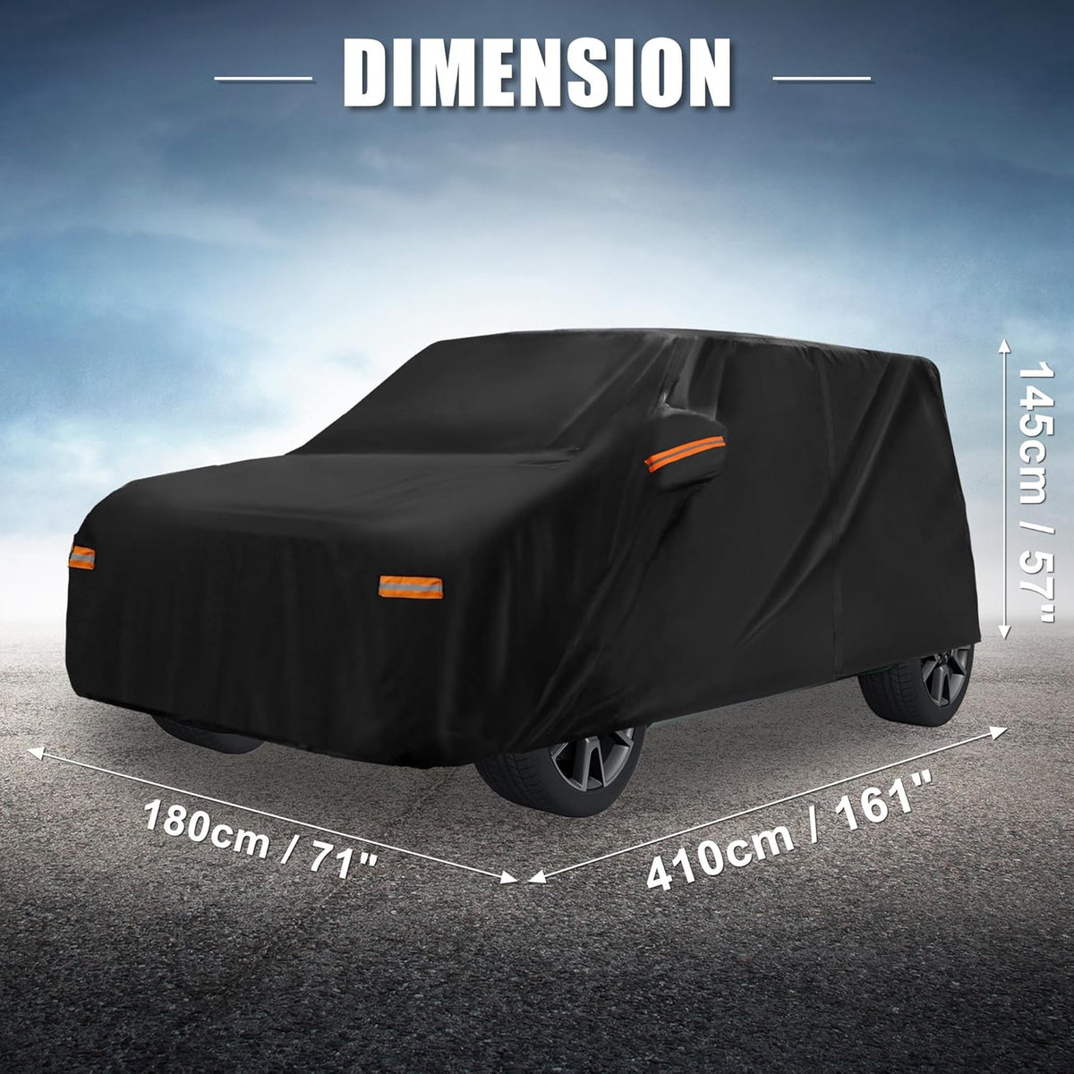 X AUTOHAUX Car Cover for Honda Civic Sedan/Coupe 210D-PU Outdoor Full Car Cover All Weather with Door Zipper for Waterproof Windproof Sun Rain Snow Protection