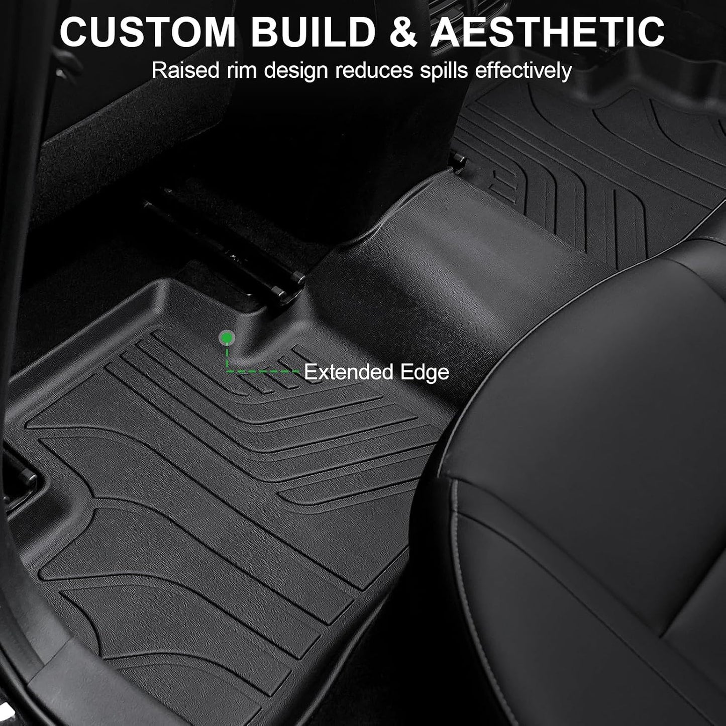 Floor Mats for 2025 2020-2024 Nissan Sentra, TPE All Weather Durable Floor Liners for Nissan Sentra Accessories