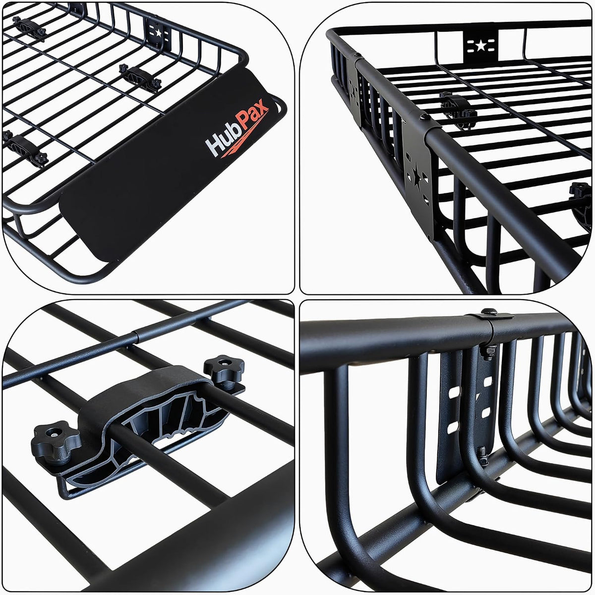 21 Cu Ft. Car Rooftop Cargo Carrier Bag Car Roof Top Bag Cargo Carrier | Fit All Vehicle with/Without Rack, Includes Anti-Slip Mat, 8 Reinforced Straps, 6 Door Hooks, Luggage Lock