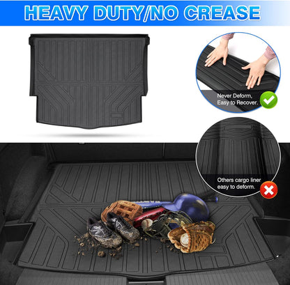 Rav4 Cargo Liner - Trunk Mat for Toyota RAV4 2019-2024 2025, All Weather Cargo Mat for rav4 Accessories, Heavy Duty (Fit for All Models)