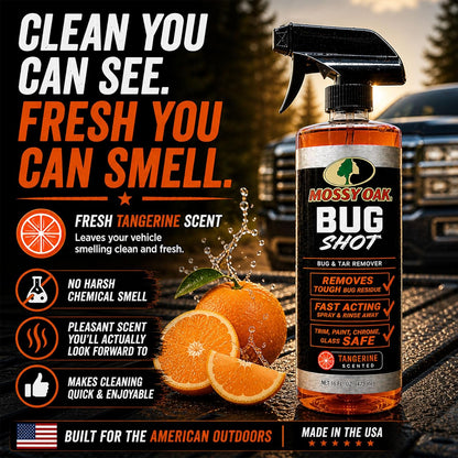 Mossy Oak Road Grime & Tar Remover - Removes Splatter, Road Tar, and Tree Sap - 16 oz, Ready-to-Use, Safe for Cars, Trucks, UTVs and ATVs