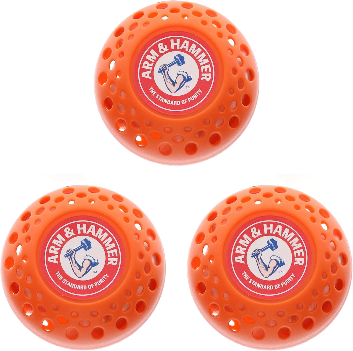 Arm & Hammer OdorBusterz® Odor Eliminator Balls, Clean Burst, 3 Count – Baking Soda Odor Control for Closets, Drawers, Hampers & Small Spaces