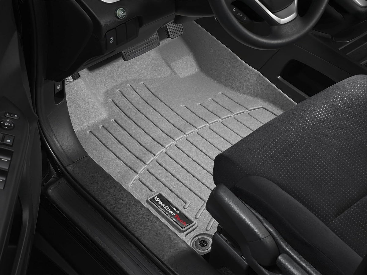 WeatherTech FloorLiners Custom Fit for 2017-2022 Honda CR-V, 2020-2022 CR-V Hybrid - 1st & 2nd Row (441110-1-2), Black