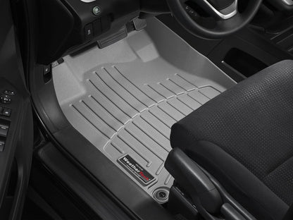 WeatherTech FloorLiners Custom Fit for 2017-2022 Honda CR-V, 2020-2022 CR-V Hybrid - 1st & 2nd Row (441110-1-2), Black