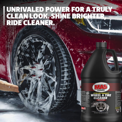 MA5X Wheel and Tire Cleaner | Concentrated, Brake Dust Remover | Wheel Cleaner Spray | 32oz Bottle | Pack of 1