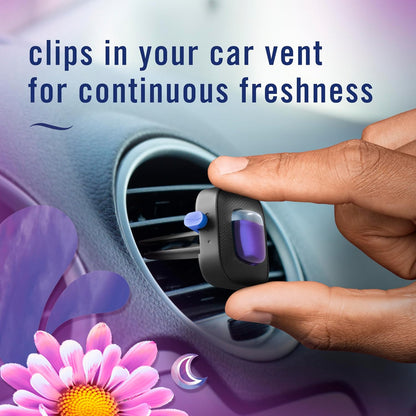 Febreze Car Air Freshener, Odor-Fighting Automotive Vent Clip, Gain Original Scent, 3 Count