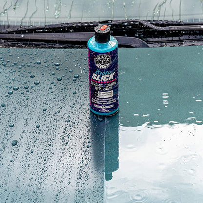 Chemical Guys HOL229 Ultimate Ceramic Coating Kit - HydroSlick HyperWax SiO2 Gel (16 fl oz) for Long-Lasting Shine & Protection, with 2 Premium Microfiber Applicators & 3 Workhorse Towels, (6 Items)