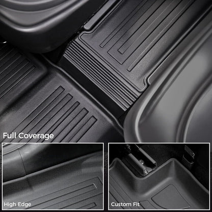 Floor Mats for Hyundai Elantra Gas 2021-2026, All Weather Floor Mats Trunk Cargo Liner and Door Sill Guards Accessories, Full Coverage Set (Not fit Hybrid Models)