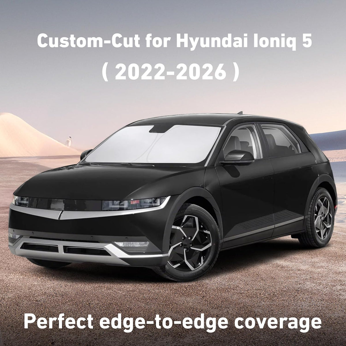 EcoNour Car Windshield Sun Shade | 2025 Upgraded Innovative No-Light-Pass Technology for Maximum Coverage | Foldable Sun Shade Keeps Your Vehicle Cool | Must-Have Car Accessories | Small (59" x 29") - Colors M