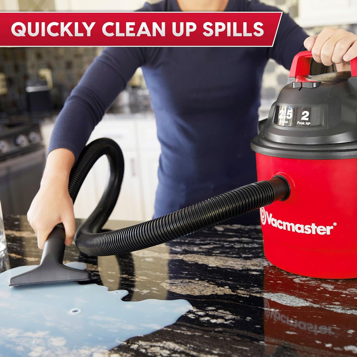 Vacmaster 2.5-Gallon 20V Cordless Wet/Dry Vac - DVOM202P 1101