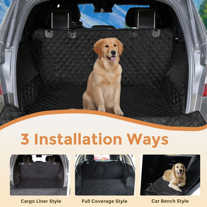 SUV Cargo Liner for Dogs, 200 * 135cm Pet Dog Car Seat Cover with Side Flaps for SUVs Backseats, Dog Car Trunk Seat Protector Cover Mat for Universal Car Trunk Pet (79inch*53.14inch)