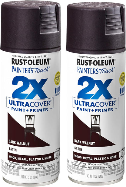 Rust-Oleum 334029 Painter's Touch 2X Ultra Cover Spray Paint, 12 oz, Gloss Clear - Colors A