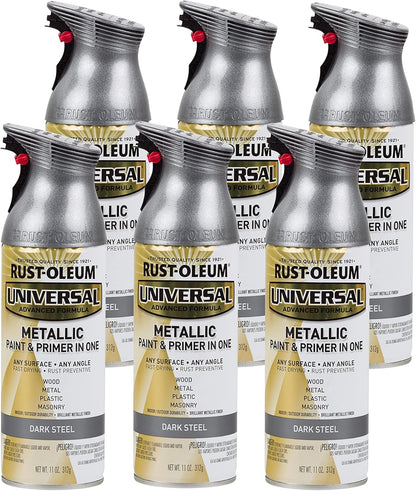 Rust-Oleum 302151 Universal All Surface Clear Topcoat Spray, 11 oz, Dead Flat Clear - Colors A