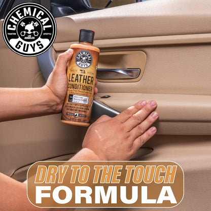 Chemical Guys Leather Conditioner, Vintage Series - Conditions, Nourishes, and Protects Natural, Synthetic, and Faux Leather Seats, Interiors, Apparel & Accessories, 16 fl oz