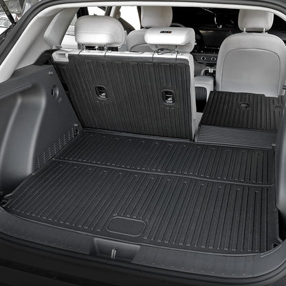 Floor Mats for Hyundai Elantra Gas 2021-2026, All Weather Floor Mats Trunk Cargo Liner and Door Sill Guards Accessories, Full Coverage Set (Not fit Hybrid Models)