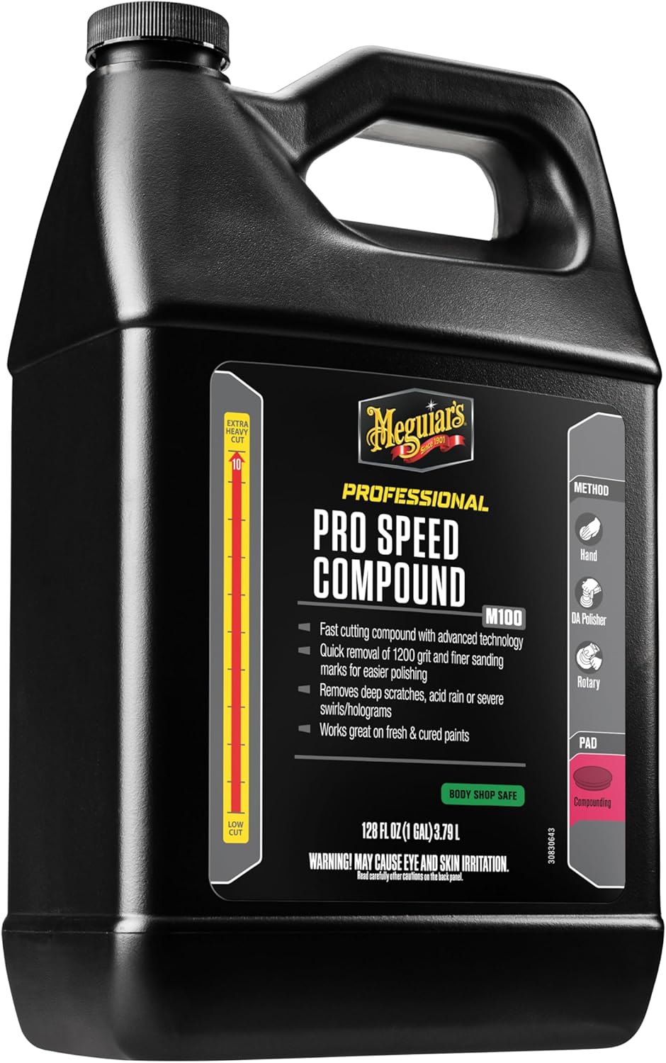 Meguiar's Pro Speed Compound M10032, Fast-Cutting Rubbing Compound for Cars, Offers Heavy Scratch and Swirl Removal, Professional Car Polish, Car Compound Removes up to 1200 Grit Sanding Marks, 32 Oz