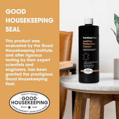 Furniture Clinic Leather Cleaning Wipes | 80 Count | 4-in-1 Clean, Nourish, Condition, & Restore Leather & Vinyl Furniture, Handbags, Jackets, Car Seats, Interiors & More | Residue & Streak-Free