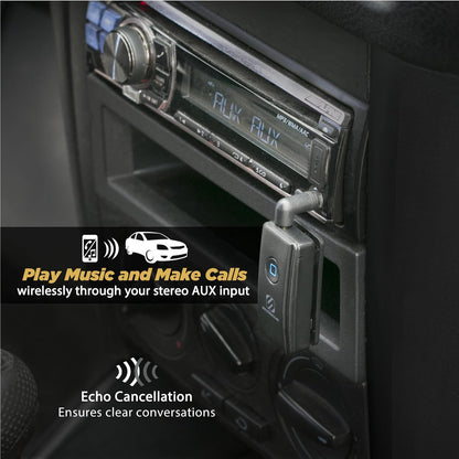 Scosche BTFM8 Bluetooth FM Transmitter Car, Dual 12W USB-C and USB-A Charging Ports, Fast Type-C Car Charger, Wireless Radio Bluetooth Adapter, Hands-Free Car Kit for Calls, Siri and Google Assistant