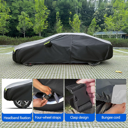 SUV car Cover All Weather Waterproof Murano, Subaru Outback/Solterra，Cadillac XT5/SRX, Buick Envision and Other Models -Outdoor Sunshade Protection with Zipper (Length 188 to 195 inch)