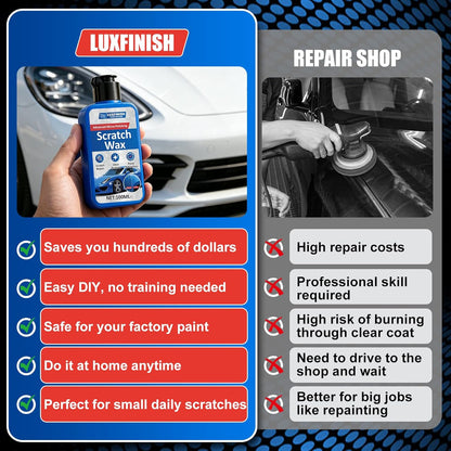 Car Scratch Remover for Vehicles - Scratch Removal Wax & Paint Repair Paste, Easily Removes Surface Scratches, Scuffs & Swirl Marks, Safe for All Cars, SUVs, Motorcycles & RVs, 100ml / 3.4oz