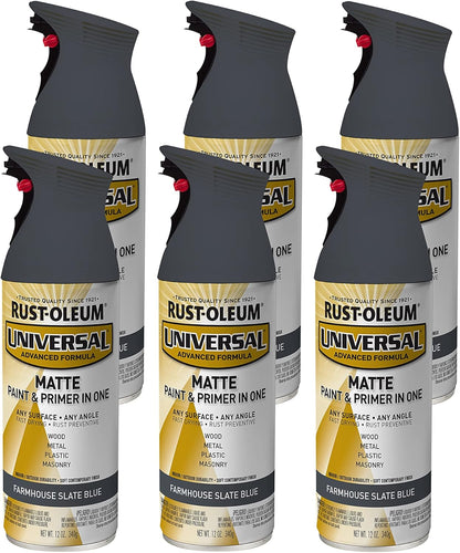 Rust-Oleum 302151 Universal All Surface Clear Topcoat Spray, 11 oz, Dead Flat Clear - Colors B