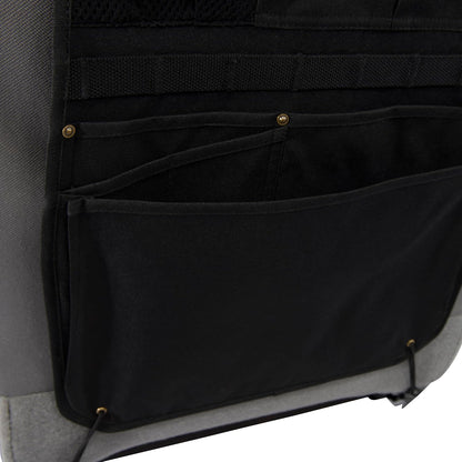 Carhartt Universal Nylon Duck Automotive Seat Back Organizer, Organization for Work and Kids, Black