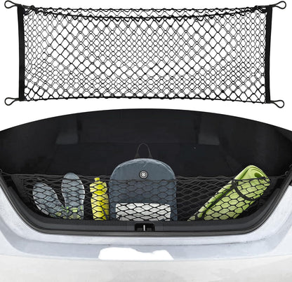 Envelope Style Automotive Elastic Trunk Mesh Cargo Net for Toyota Camry 2018-2026 - Premium Trunk Organizers and Storage - Luggage Net for Sedan - Best Car Organizer for Toyota Camry Hybrid