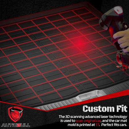 Cargo Liner Compatible with 2015-2024 Ford Edge Cargo Mat，All Weather Protection Trunk Liner Rear Trunk mat，Black