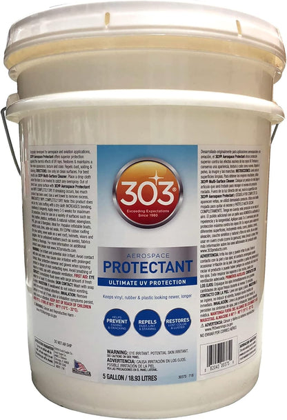 303 Products Aerospace Protectant Spray, UV Protection for Outdoor Surfaces – Protects Vinyl, Plastic & Rubber, Repels Dust & Dirt, Matte Finish, 10 oz