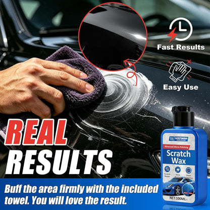 Car Scratch Remover for Vehicles - Scratch Removal Wax & Paint Repair Paste, Easily Removes Surface Scratches, Scuffs & Swirl Marks, Safe for All Cars, SUVs, Motorcycles & RVs, 100ml / 3.4oz
