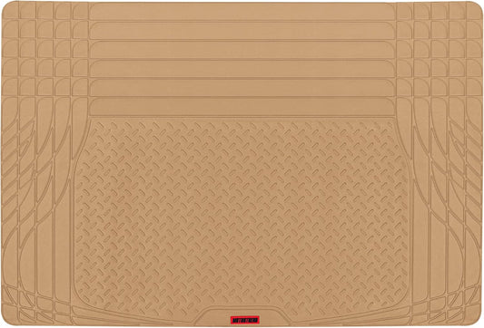 Motor Trend FlexTough SUV Cargo Liner & Car Trunk Mat - Universal Trim-To-Fit All Weather Cargo Mats for Back of SUV - SUV Trunk Mat & Trunk Liner Floor Mat Cargo Cover - Trunk Cover 47.5"in x 32.2"in