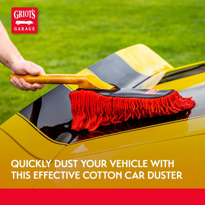 Griot's Garage Microfiber Mini Duster for Car Interior Cleaning and Detailing, Cleans Paint, Glass, Chrome, and Trim, Storage Bag Included, 11412